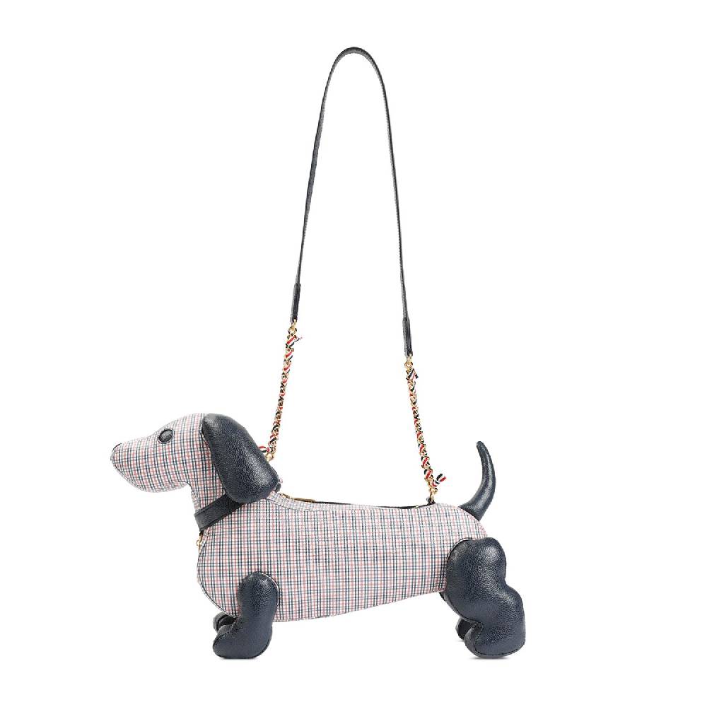 THOM BROWNE  Borsa a Mano Hector in Pelle Multicolore di Thom Browne 2025