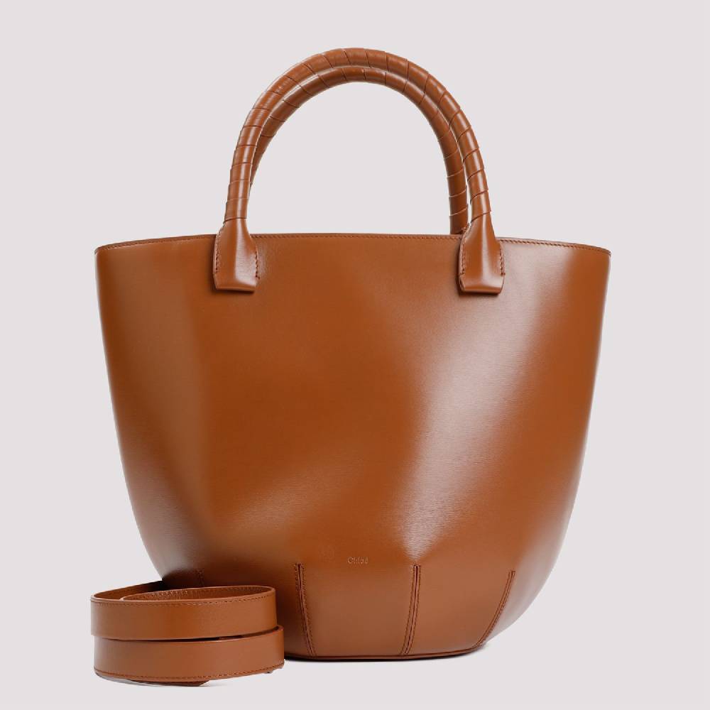 CHLOÉ  Borsa a Spalla CHLOÉ in Pelle di Vitello Marrone Italia
