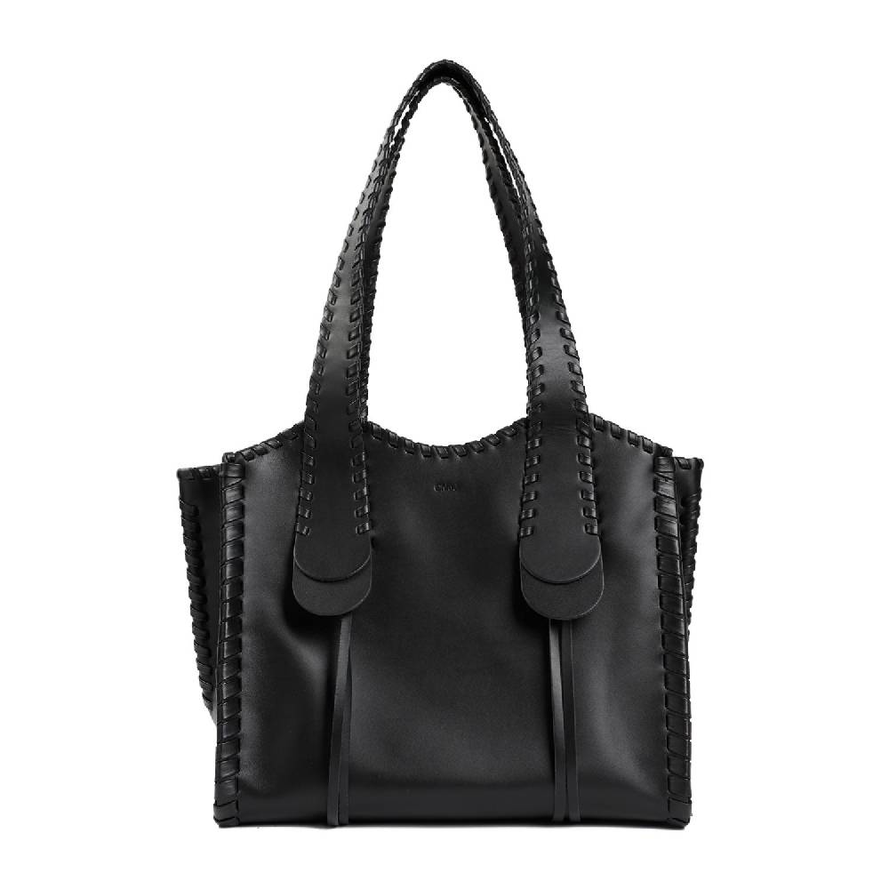 CHLOÉ  Borsa a Spalla Chloé Pelle di Vitello Nera 35x28x19cm 2025