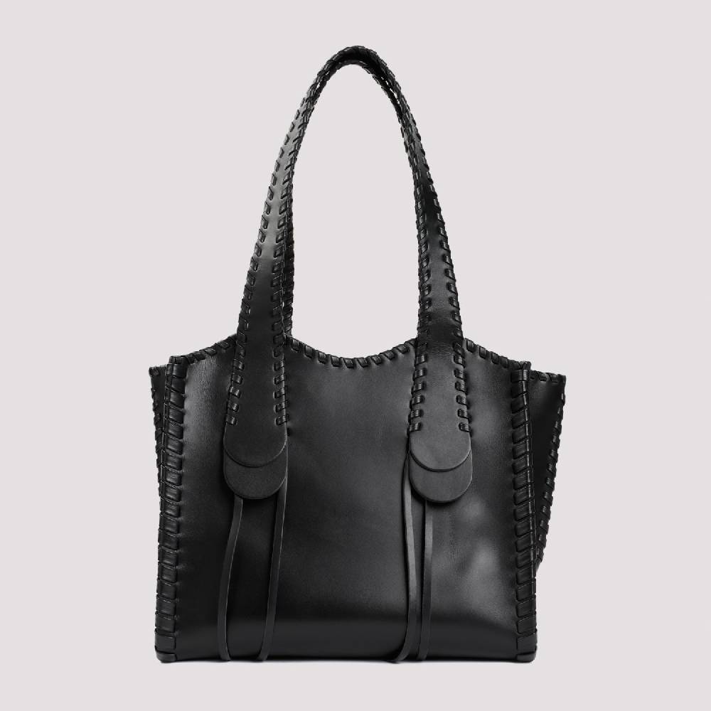 CHLOÉ  Borsa a Spalla Chloé Pelle di Vitello Nera 35x28x19cm 2025