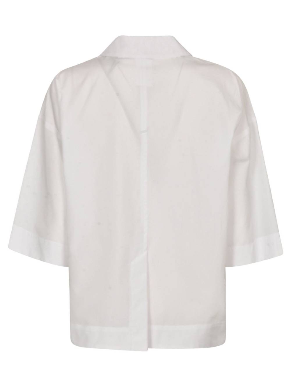 SPORTMAX  Camicia Bianca in Cotone con Dettagli Cristallo Sportmax - Abbigliamento Donna Consegna Veloce