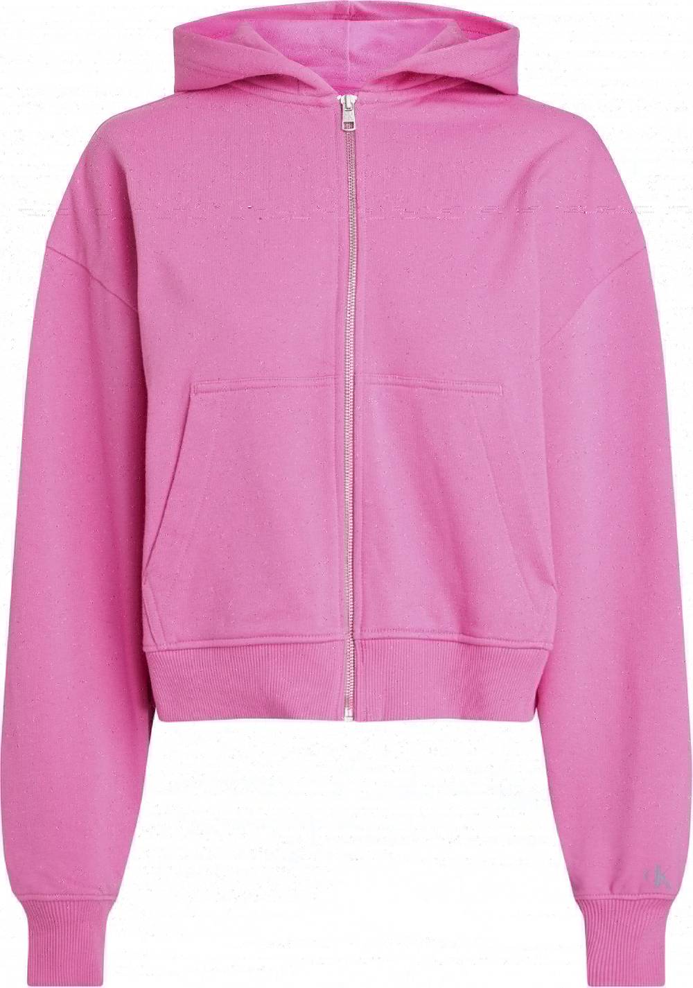 CALVIN KLEIN  Felpa con Cappuccio in Cotone Fucsia Calvin Klein - Abbigliamento Donna Prezzo Ridotto