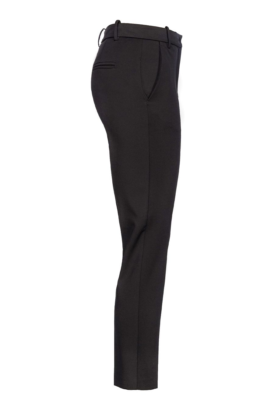 PINKO  Pantaloni Neri in Misto Viscosa PINKO da Donna Novità