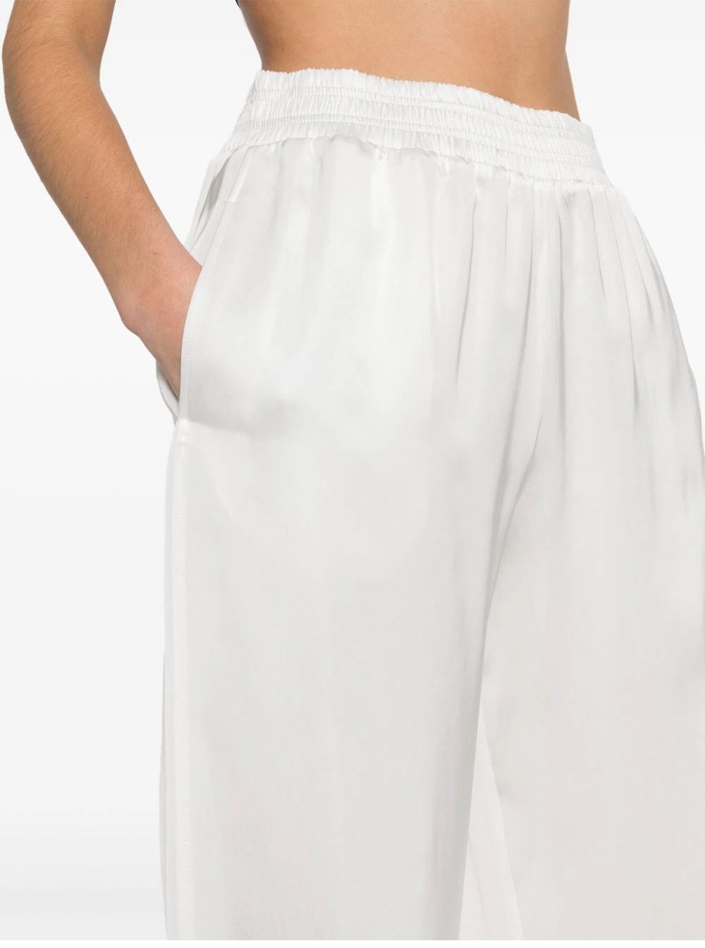 FABIANA FILIPPI  Pantaloni Bianchi da Donna Fabiana Filippi - 100% Viscosa Outlet