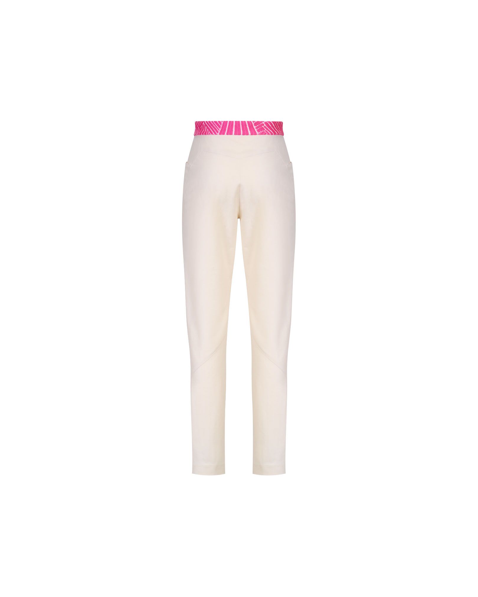 TAKATURNA  Pantaloni Cinetici Unisex Beige Chiaro e Rosa Reckless Gamba Dritta - TAKATURNA Vendite Flash