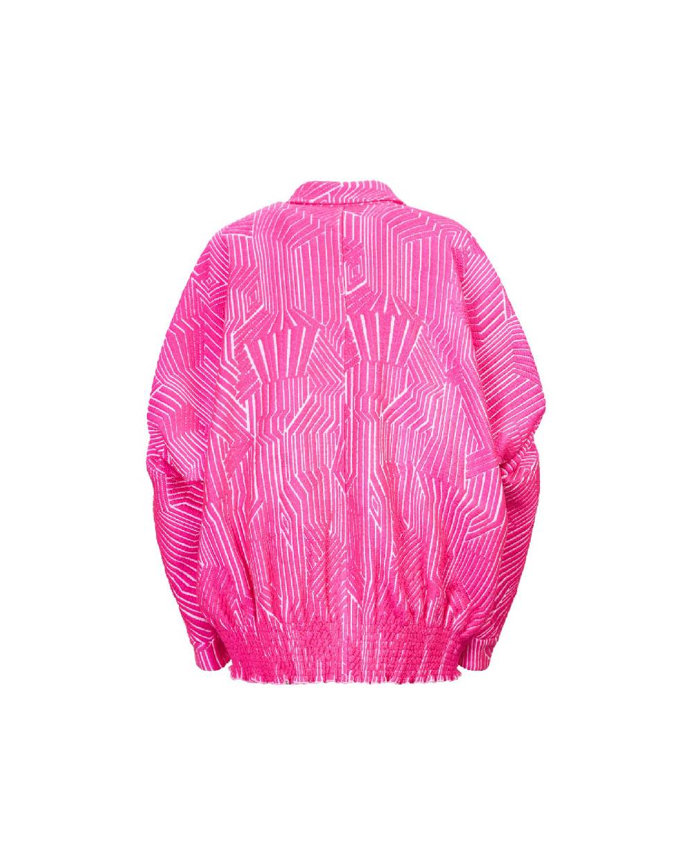 TAKATURNA  Giacca Cinetica Unisex Rosa Impetuoso & Bianco di TAKATURNA Negozio