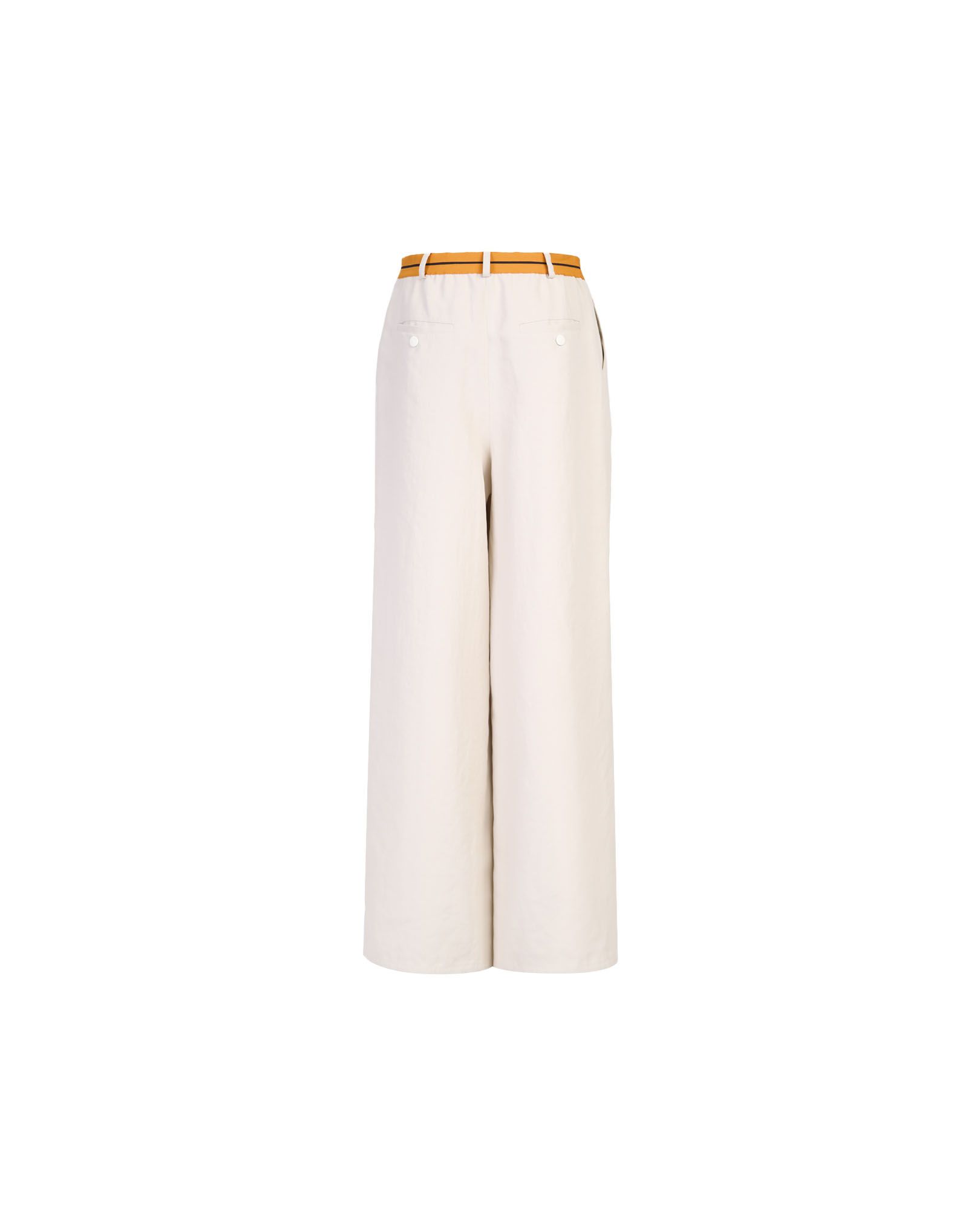 TAKATURNA  Pantaloni Ampio Beige Chiaro & Arancione di TAKATURNA Nuova