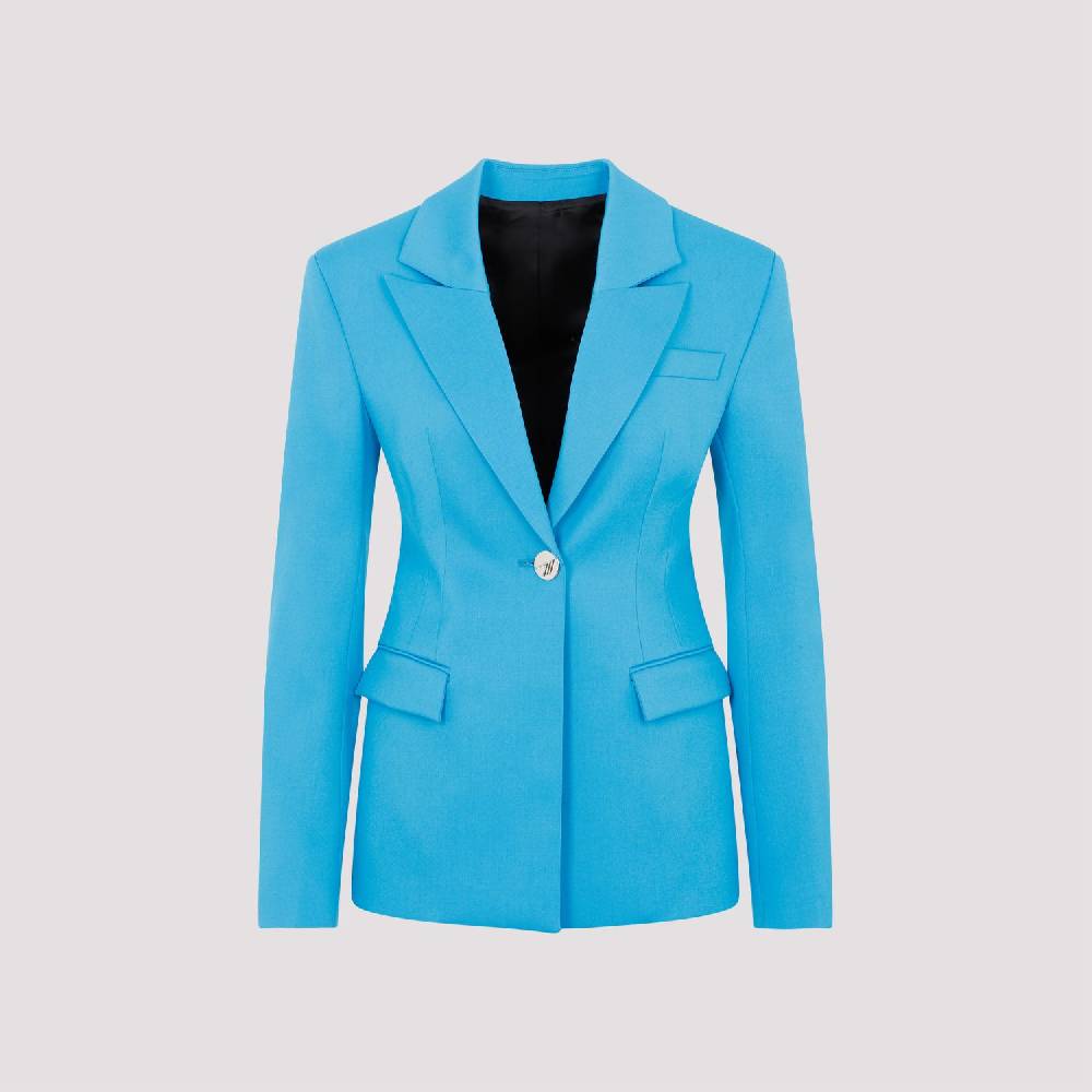 ATTICO  Blazer Blu Capri in Misto Lana da Donna Attico Promozione