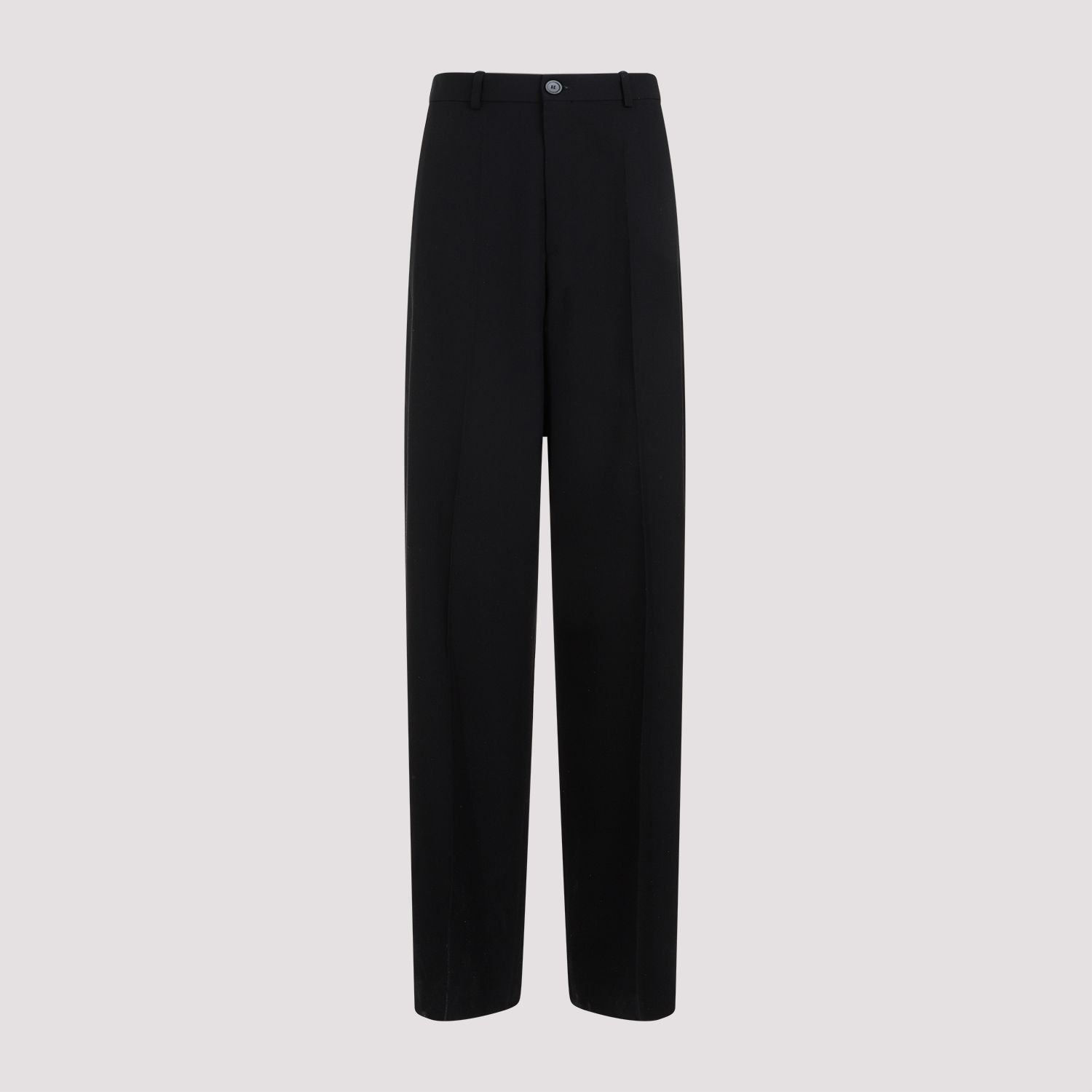 BALENCIAGA  Pantaloni di Lana Neri Balenciaga Uomo Prezzo Ridotto