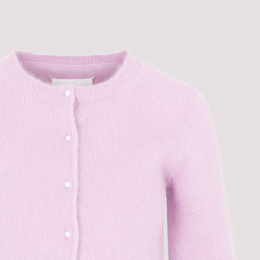 MAISON MARGIELA  Cardigan in Angora Rosa e Viola MAISON MARGIELA Saldi