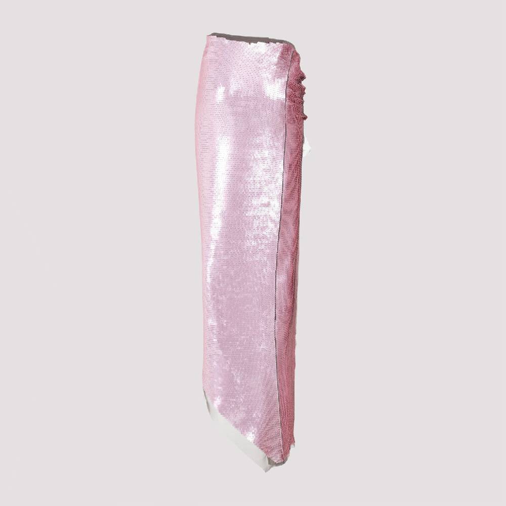 RICK OWENS  Gonna Midi in Paillettes Rosa Polvere di Rick Owens Hotsell