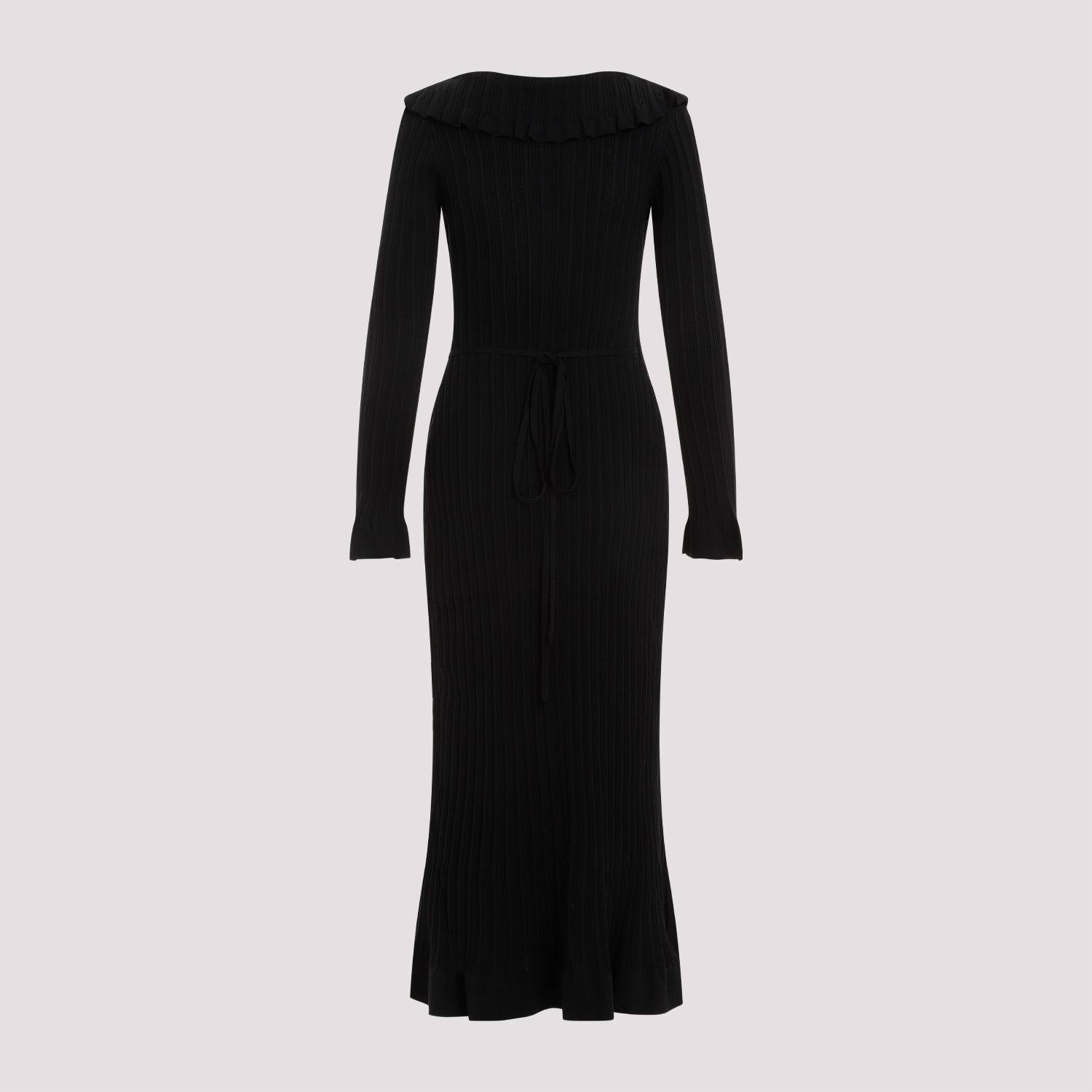 BY MALENE BIRGER  Abito Nero in Cotone Gianina di By Malene Birger Saldi Di Fabbrica