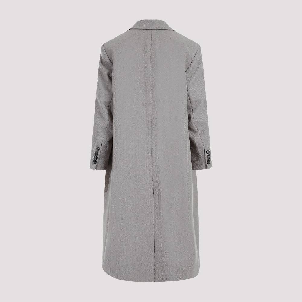 AMI  Cappotto Uomo AMI Taupe in Misto Lana Oversize 2025