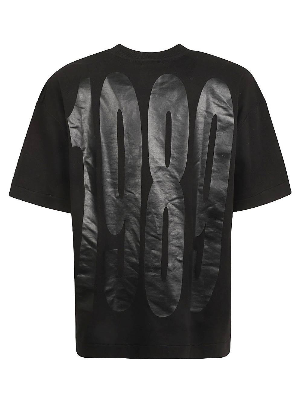 1989 STUDIO  T-Shirt Nera in Cotone Uomo 1989 Studio Soddisfazione Garantita