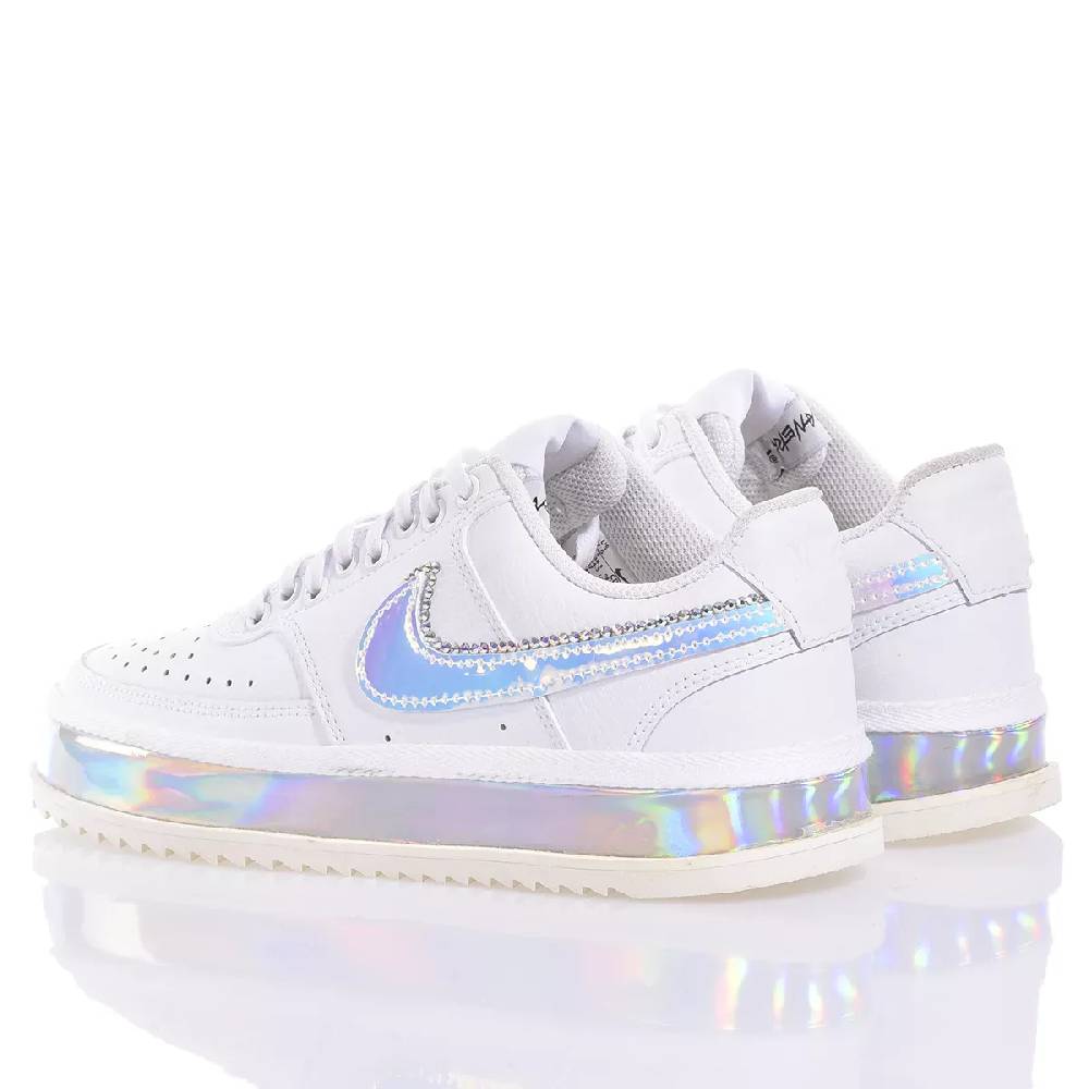 NIKE  Sneakers Nike Court Vision in Eco-Pelle - Bianco Multicolore Negozi Online
