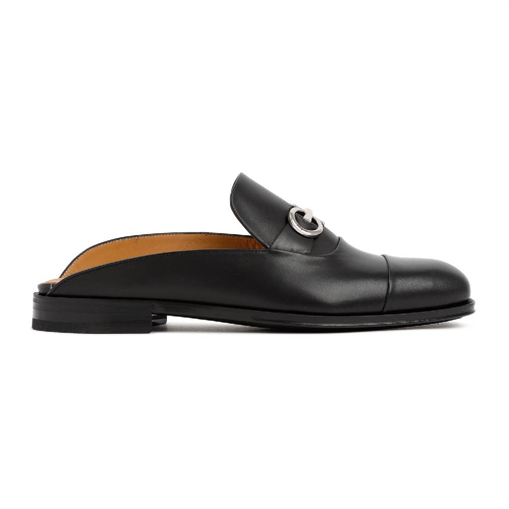 SALVATORE FERRAGAMO  Stivaletti Neri in Vitello Salvatore Ferragamo Uomo