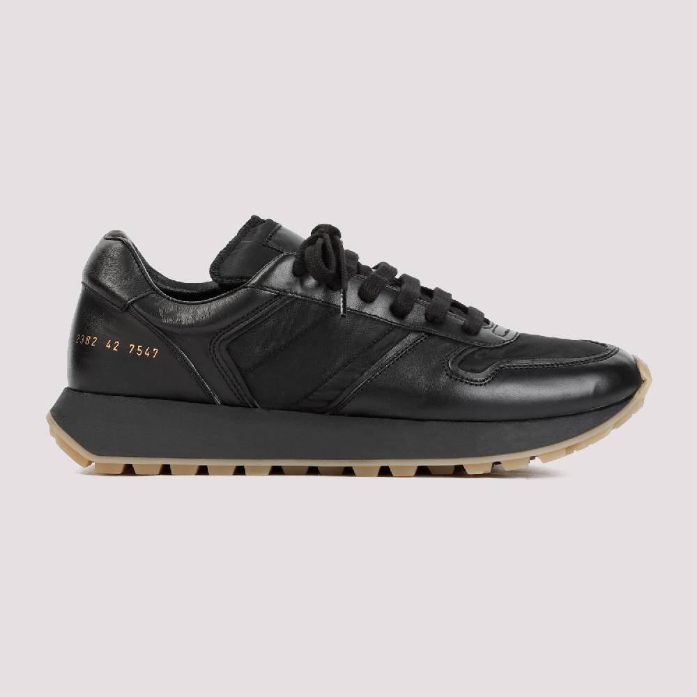 COMMON PROJECTS  Sneakers Uomo COMMON PROJECTS Pelle Nera Modello Track Prezzo Ridotto