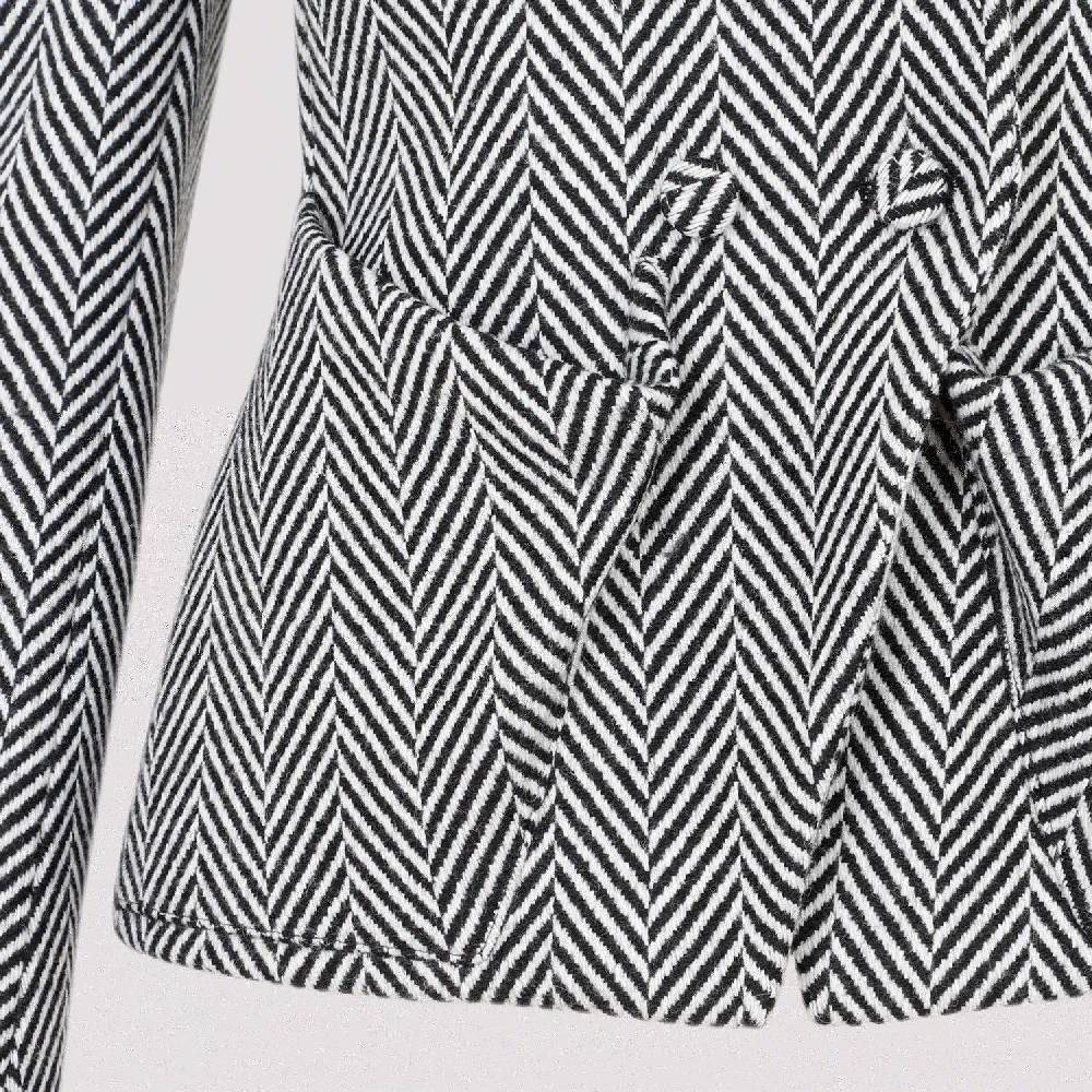 TOM FORD  Giacca Acetato Chevron Nera Tom Ford - Doppiopetto Donna Economico