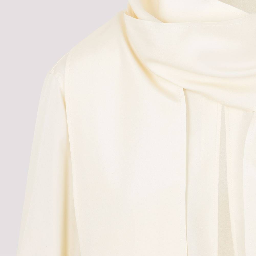 GIVENCHY  Blusa Givenchy in Seta Bianca con Fiocco Online