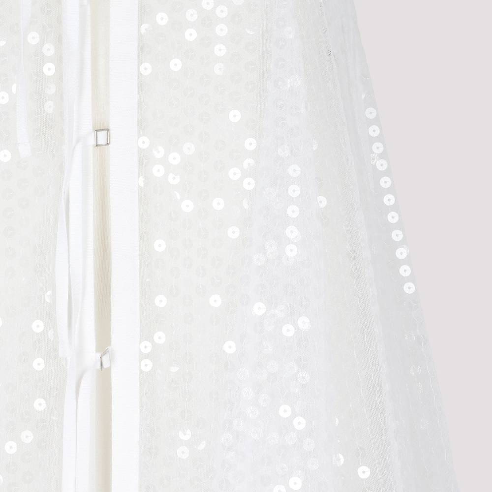 JACQUEMUS  Abito A-Line in Pizzo Bianco Dentelle di Jacquemus 2025