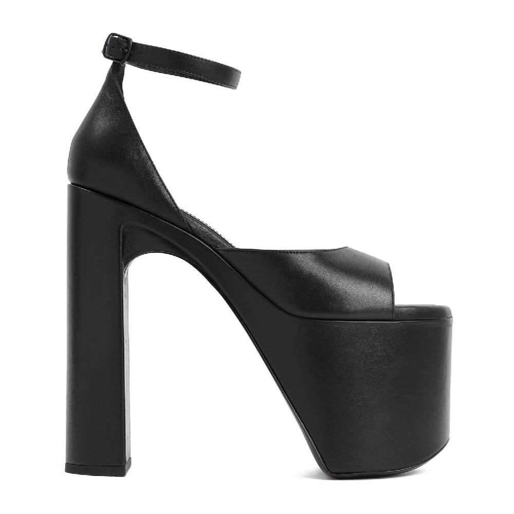 BALENCIAGA  Sandali con Tacco e Plateau Nero Balenciaga 16cm