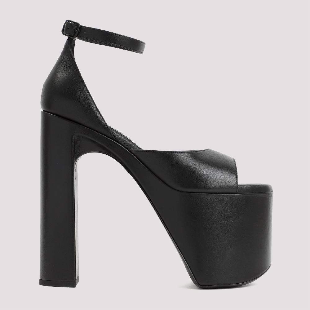 BALENCIAGA  Sandali con Tacco e Plateau Nero Balenciaga 16cm Italia