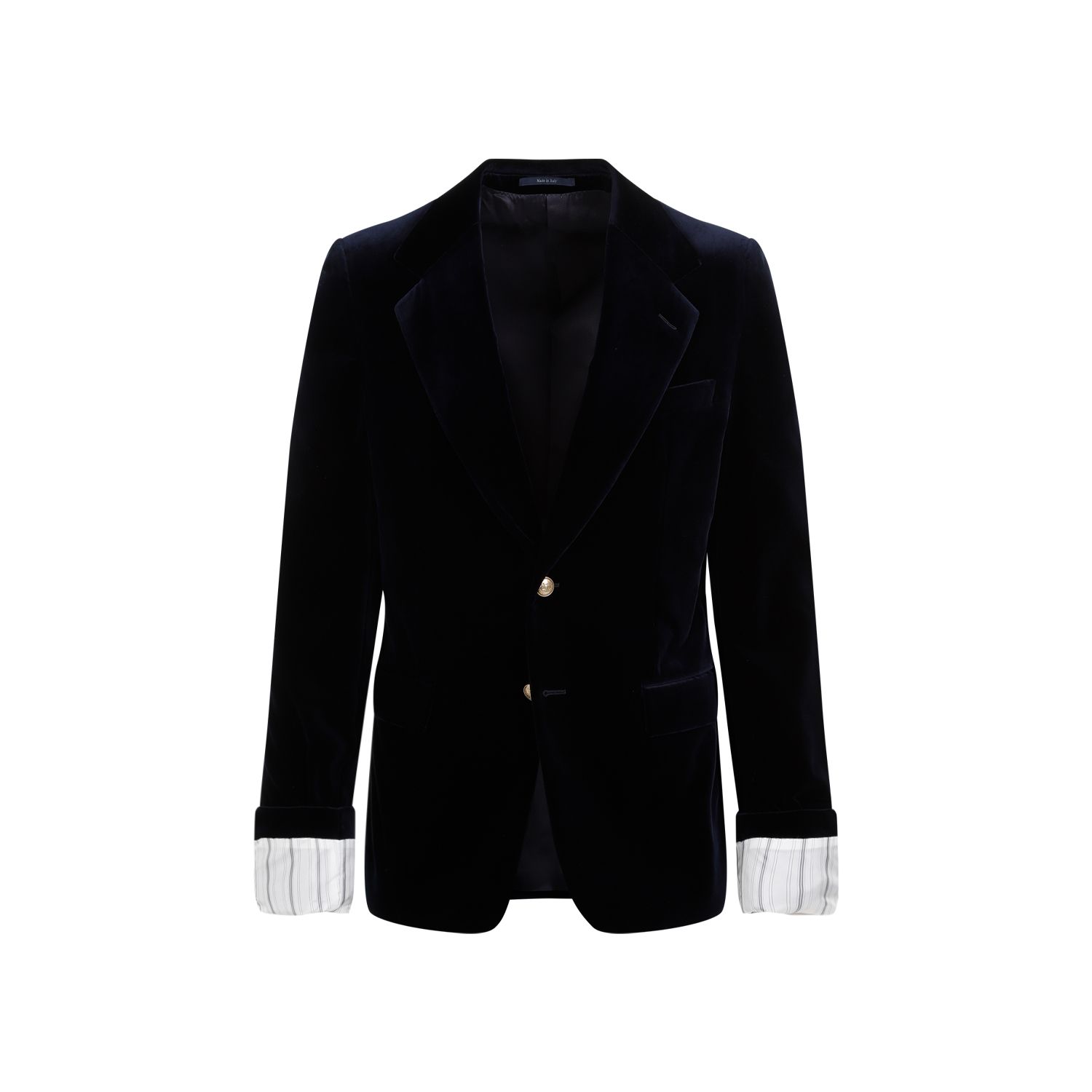 GUCCI  Giacca in Velluto Cotone Blu GUCCI Caspian Uomo