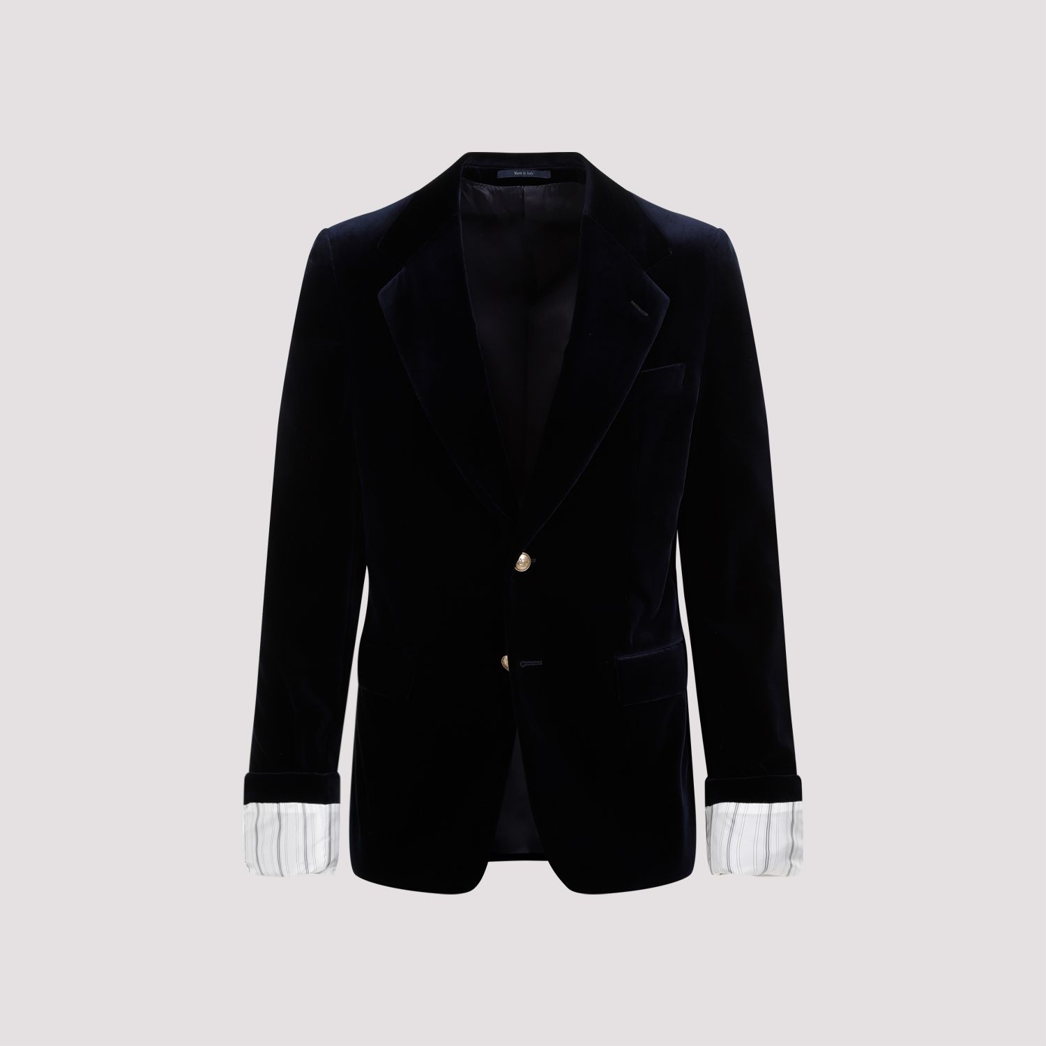 GUCCI  Giacca in Velluto Cotone Blu GUCCI Caspian Uomo In Linea