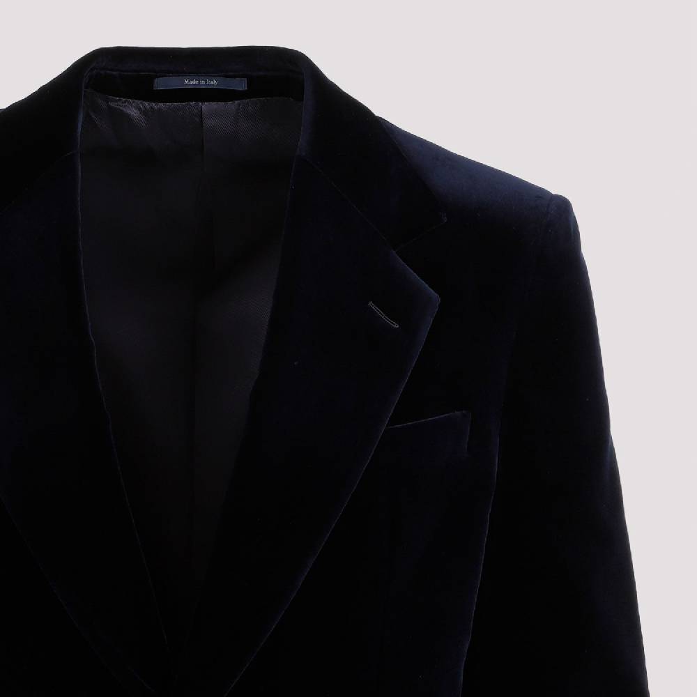GUCCI  Giacca in Velluto Cotone Blu GUCCI Caspian Uomo In Linea