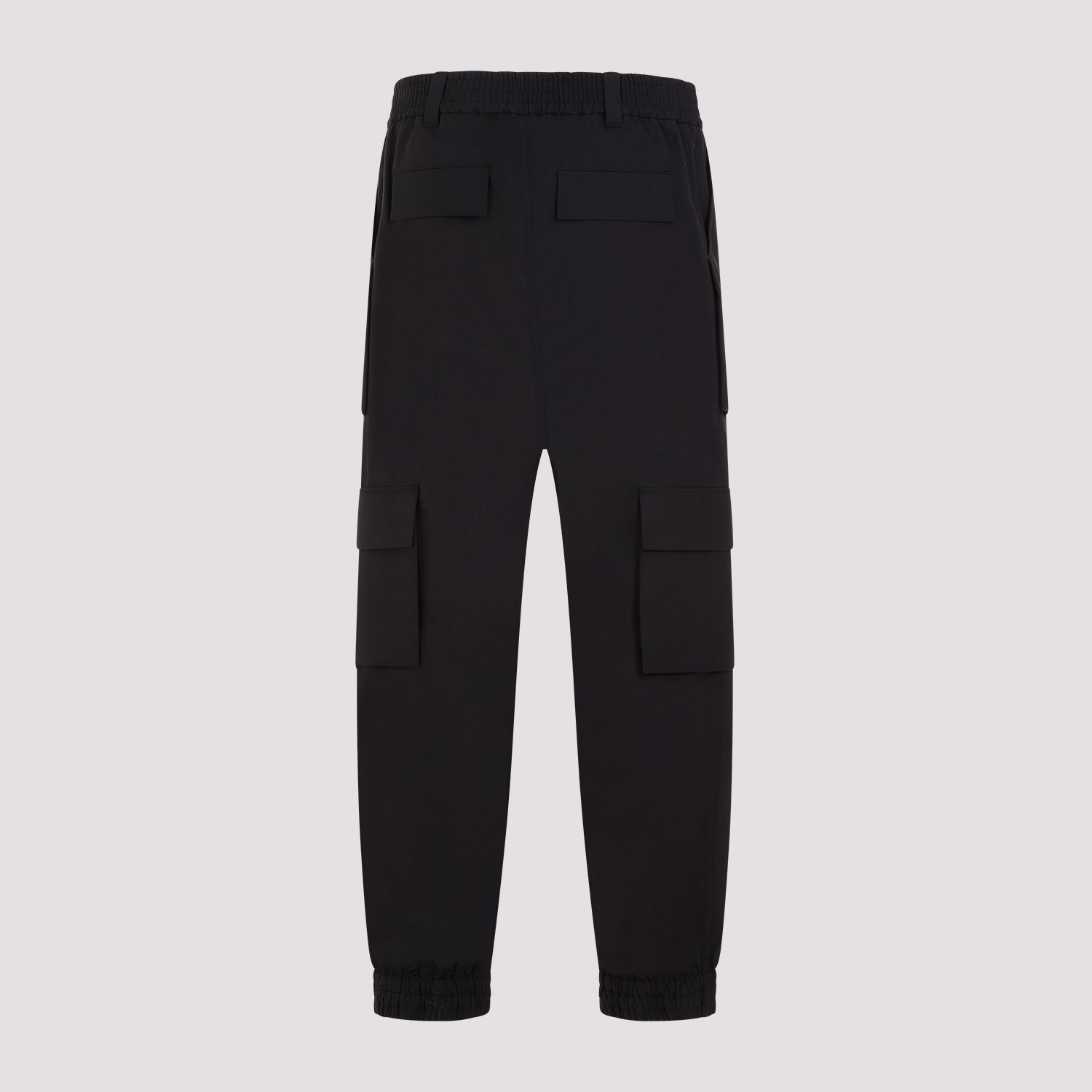 ALEXANDER MCQUEEN  Pantaloni Cargo Neri in Cotone da Uomo Alexander McQueen Nuovo