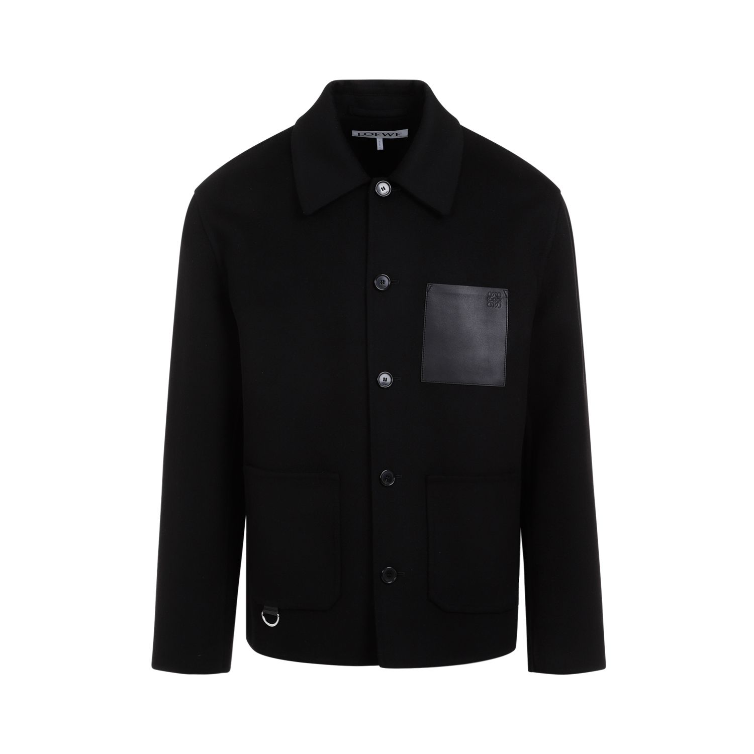 LOEWE  Giacca da Lavoro Uomo Loewe in Lana e Cashmere Nera