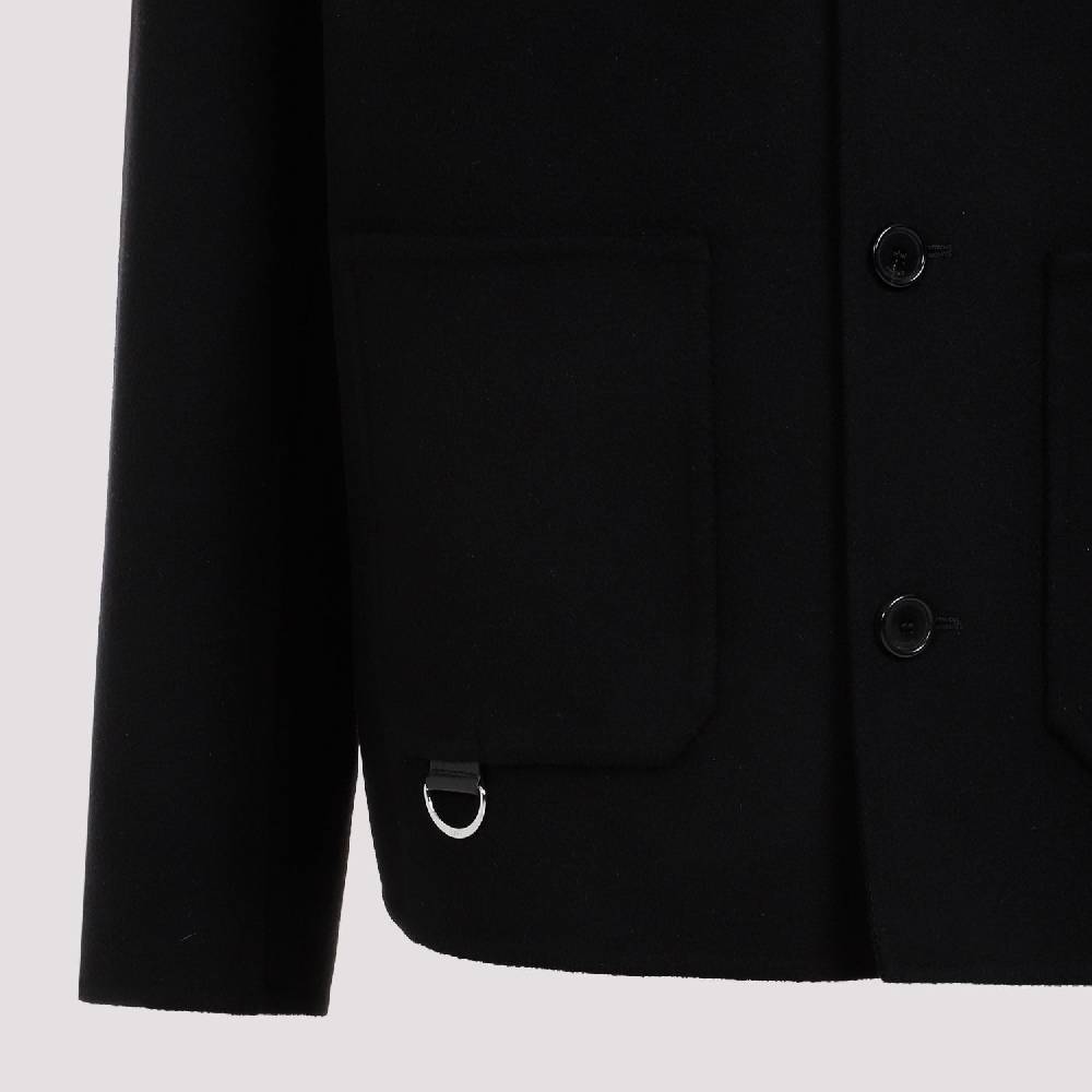 LOEWE  Giacca da Lavoro Uomo Loewe in Lana e Cashmere Nera Pezzi Unici