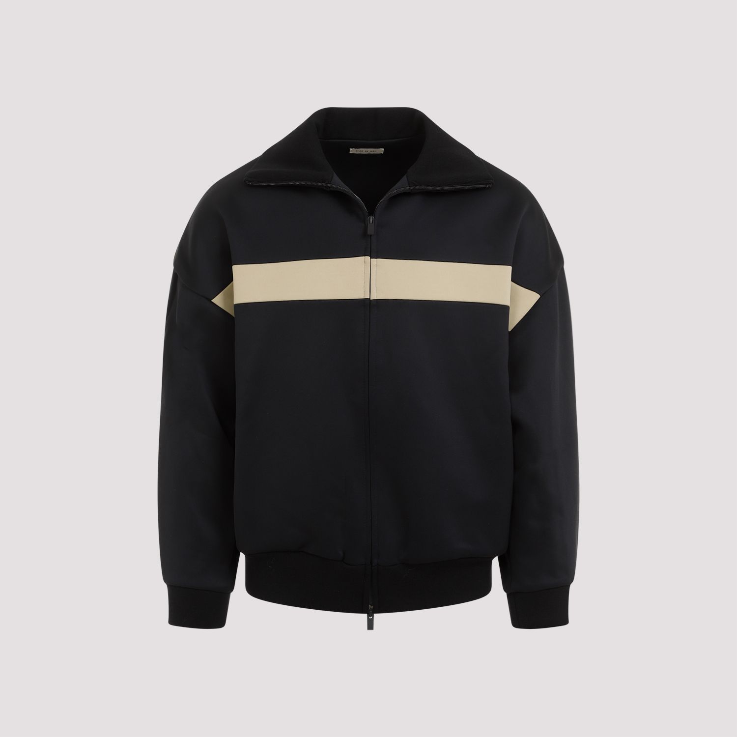 FEAR OF GOD  Giacca Uomo Fear of God Nera in Nylon con Striscia Qualità Garantita