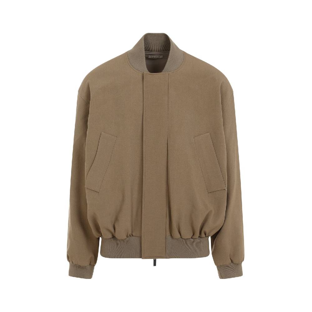 FEAR OF GOD  Bomber Uomo Lana Marrone Fear of God