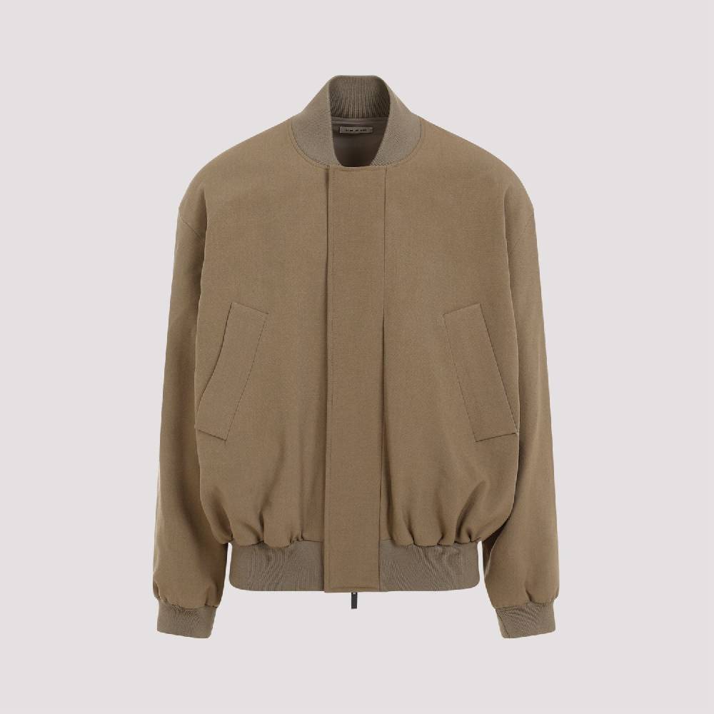 FEAR OF GOD  Bomber Uomo Lana Marrone Fear of God Shopping Online