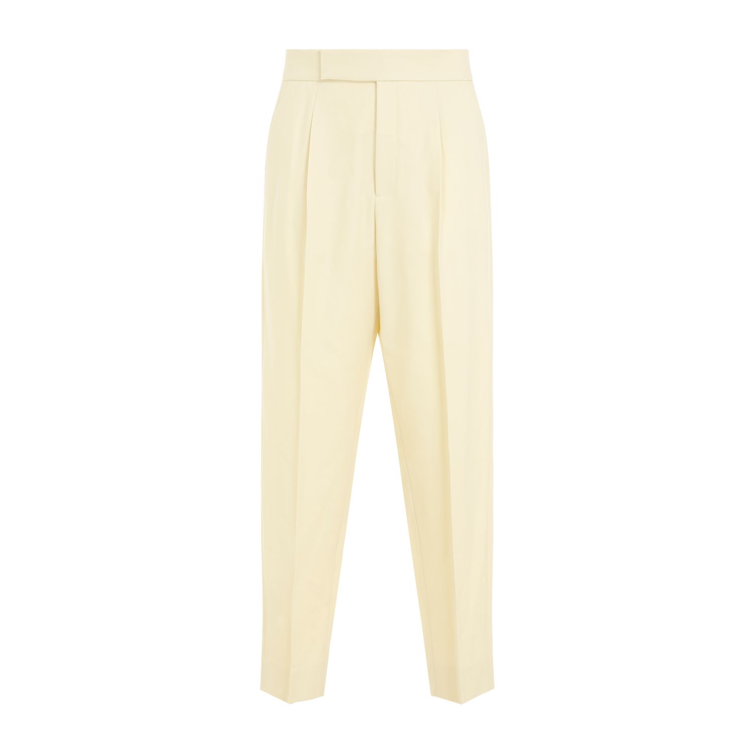 FEAR OF GOD  Pantaloni Plissettati in Lana Crema Fear of God