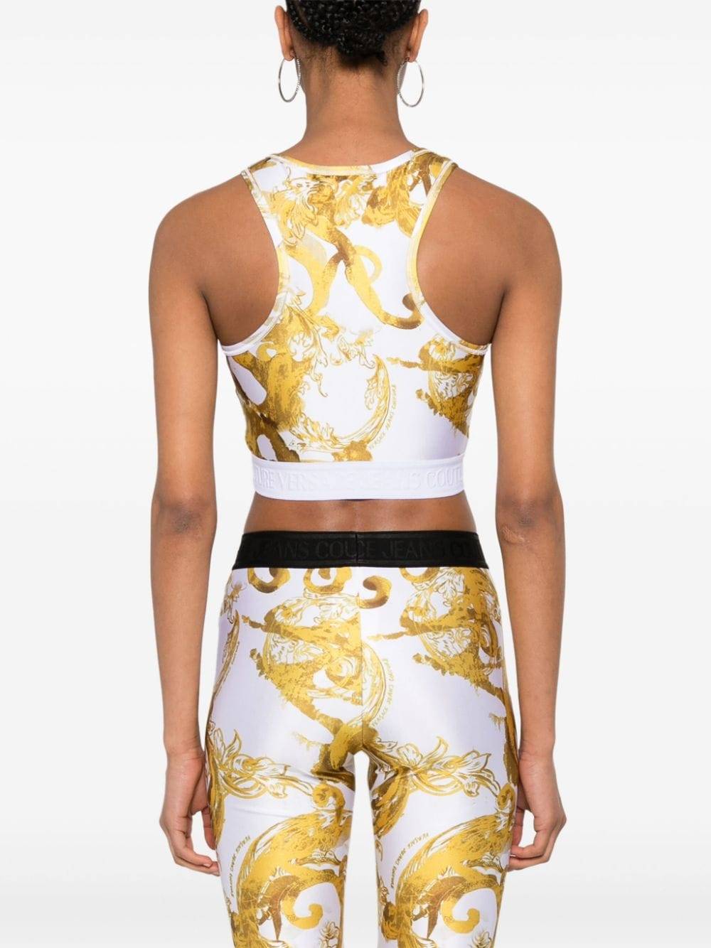 VERSACE JEANS COUTURE  Top Bianco Versace Jeans Couture per Donne Presa