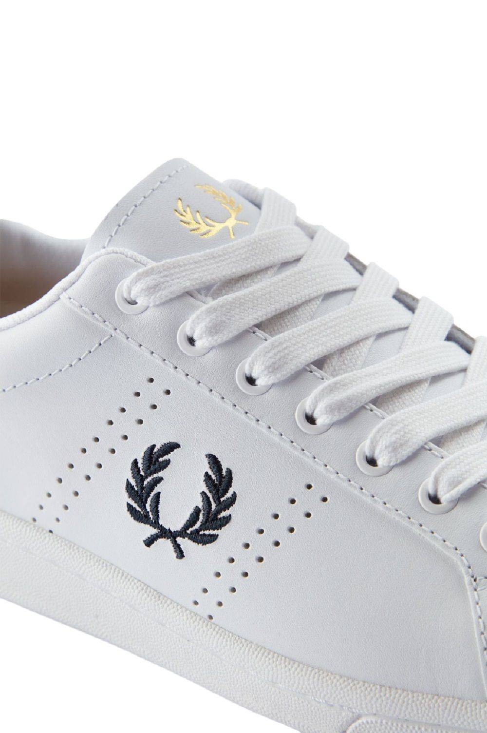FRED PERRY  Sneakers in Pelle Bianca Fred Perry B721 - Scarpe Sportive da Uomo Economico