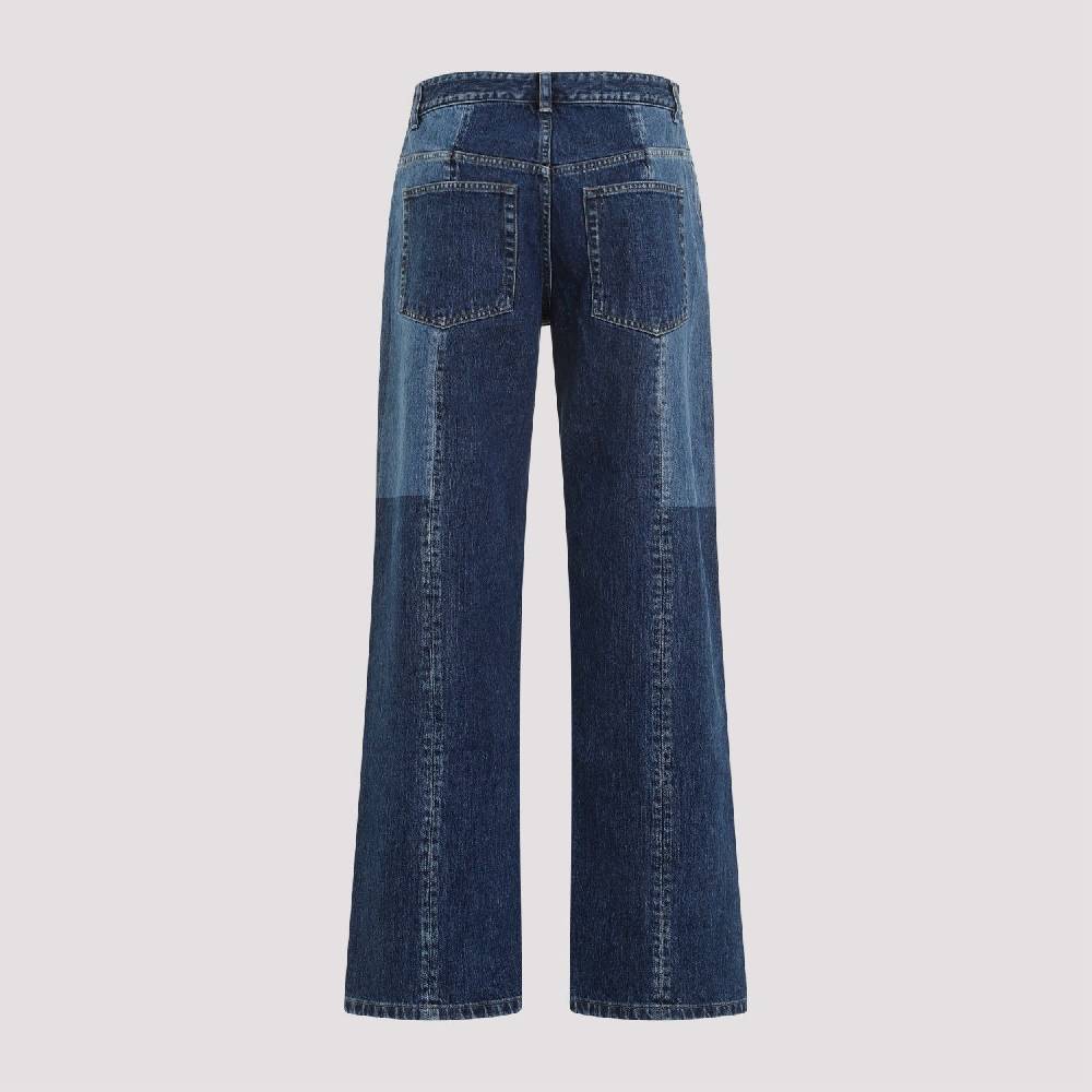 JIL SANDER  Jeans Rilassati Cotone Blu Cobalto Jil Sander - Donna Vendita