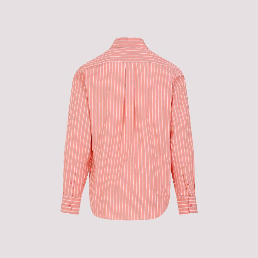 MARTINE ROSE  Camicia a Righe Giallo & Arancio in Cotone per Uomo di Martine Rose Qualità Garantita