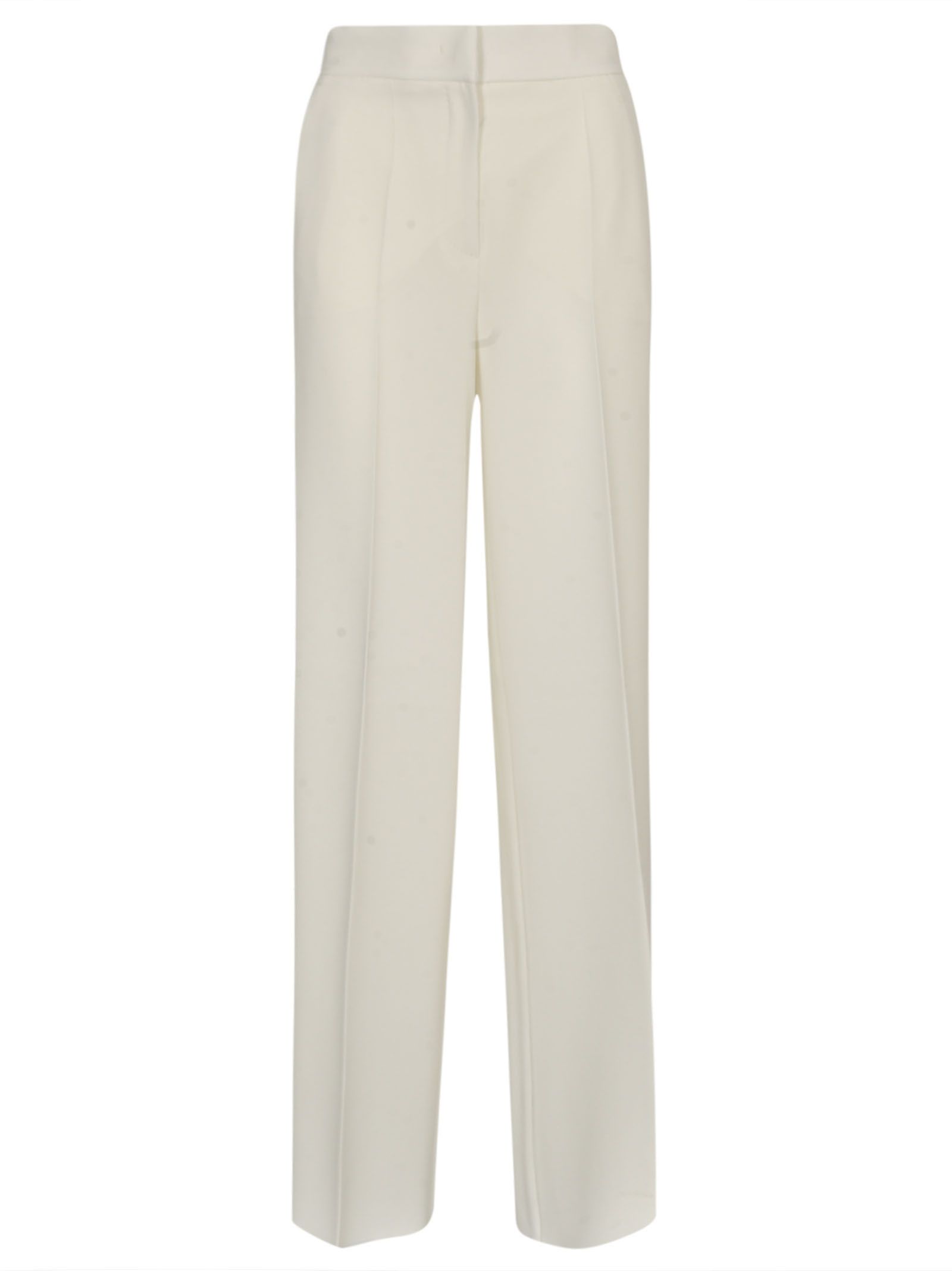 MAX MARA PIANOFORTE Pantaloni Crepe Bianchi Max Mara Pianoforte da Donna