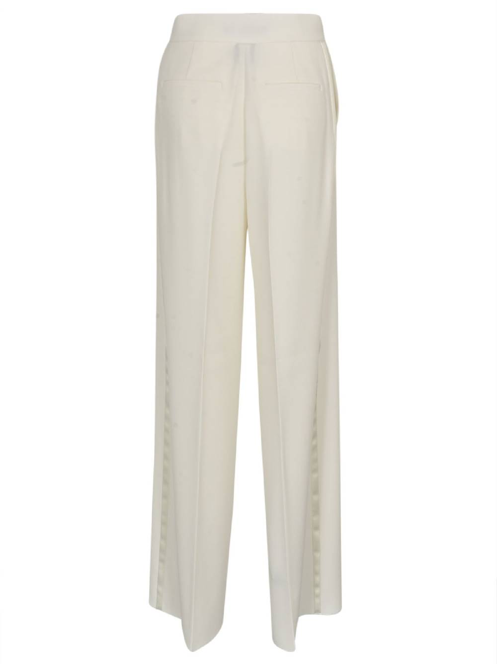 MAX MARA PIANOFORTE  Pantaloni Crepe Bianchi Max Mara Pianoforte da Donna Fino Al -60%