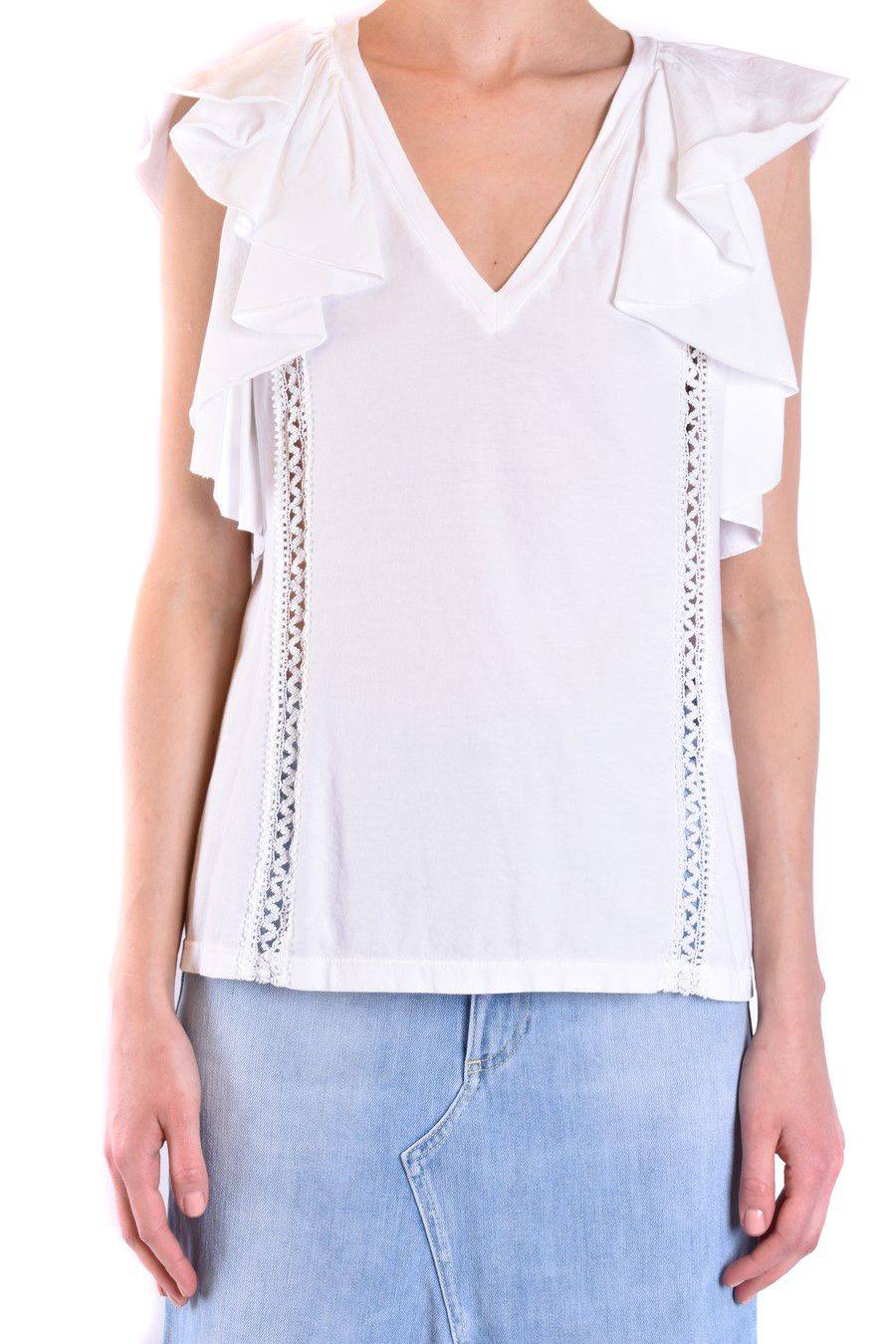 DONDUP  Top Bianco in Cotone DONDUP per Donne