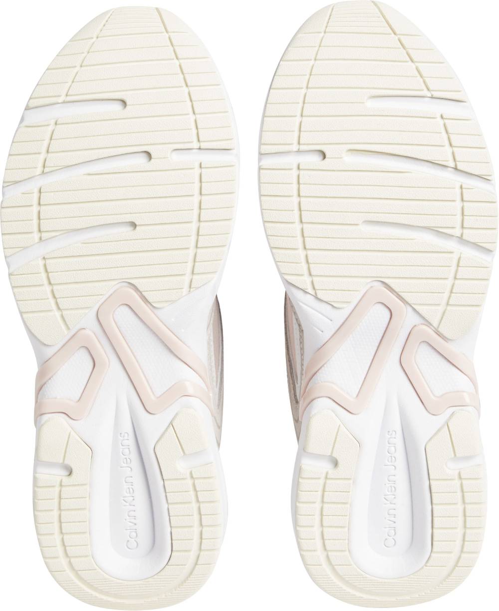 CALVIN KLEIN  Sneakers Donna Calvin Klein Rosa in Poliestere Saldi Di Fabbrica
