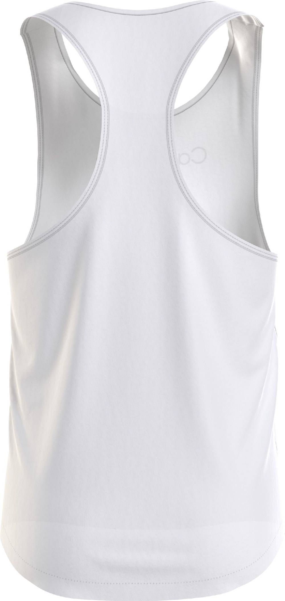 CALVIN KLEIN  T-Shirt Uomo Calvin Klein Bianca in Cotone e Lino Italia