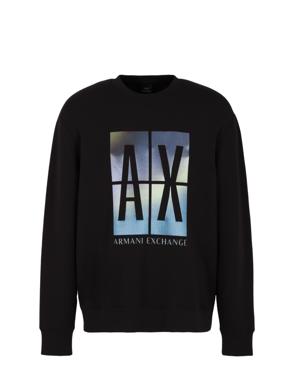 ARMANI EXCHANGE  Felpa Nera Uomo Armani Exchange - Misto Modal