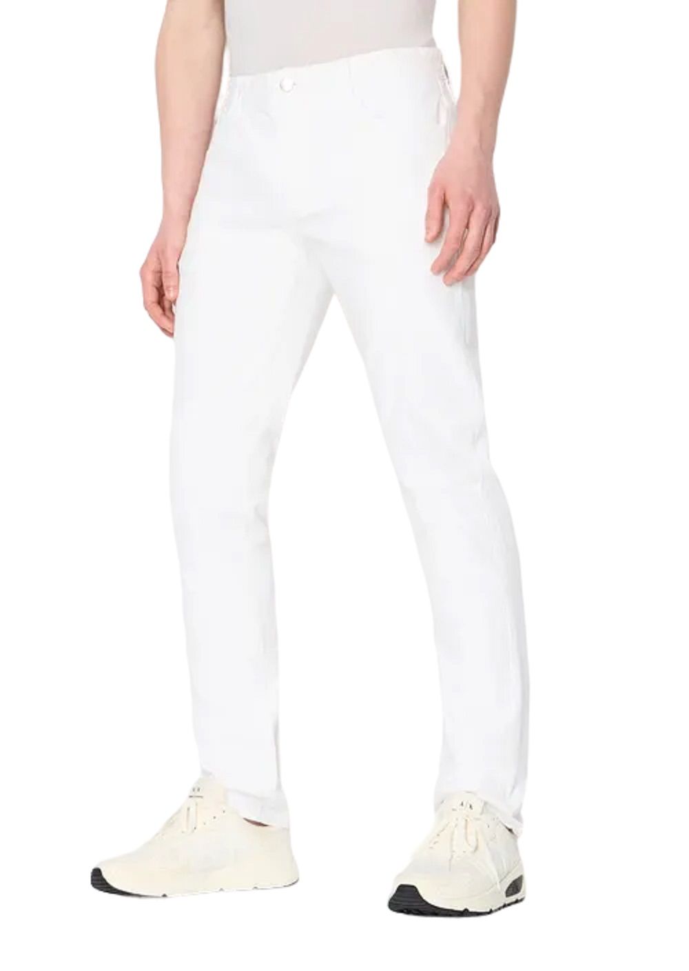 ARMANI EXCHANGE  Jeans Bianchi Elasticizzati da Uomo ARMANI EXCHANGE Acquista Ora