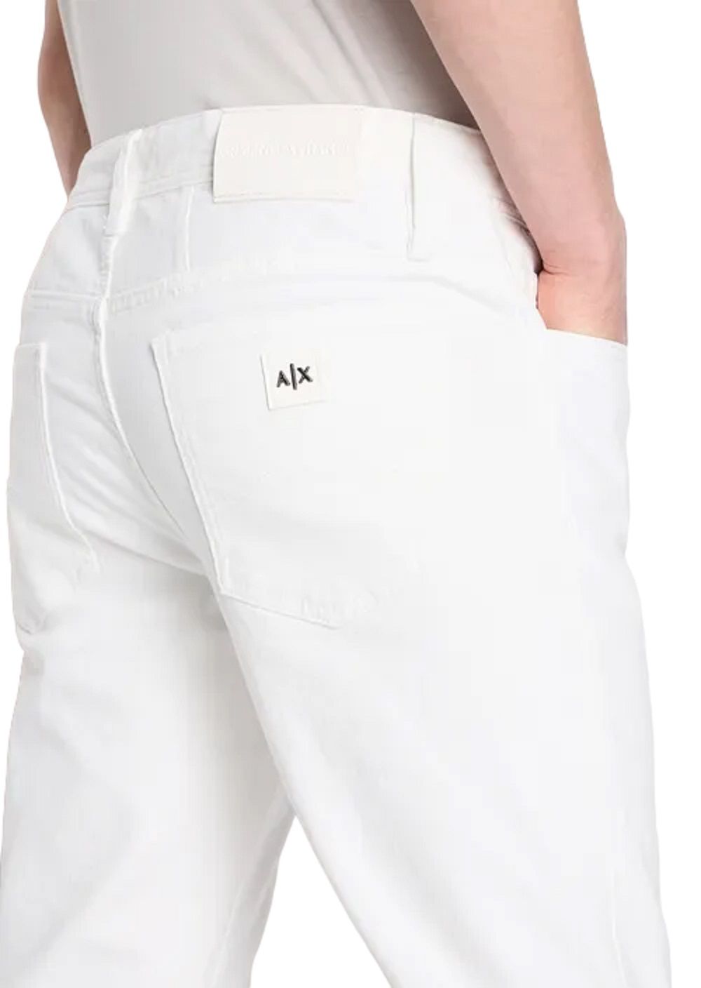 ARMANI EXCHANGE  Jeans Bianchi Elasticizzati da Uomo ARMANI EXCHANGE Acquista Ora