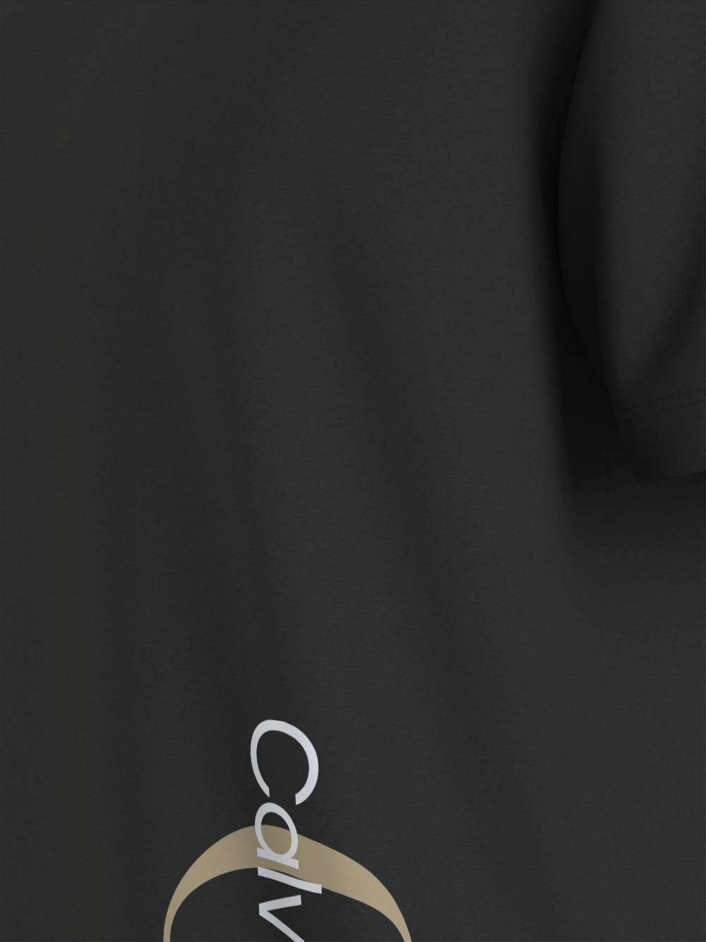 CALVIN KLEIN  T-shirt da Uomo Calvin Klein Nera in Cotone con Collo Rotondo Fino Al -60%