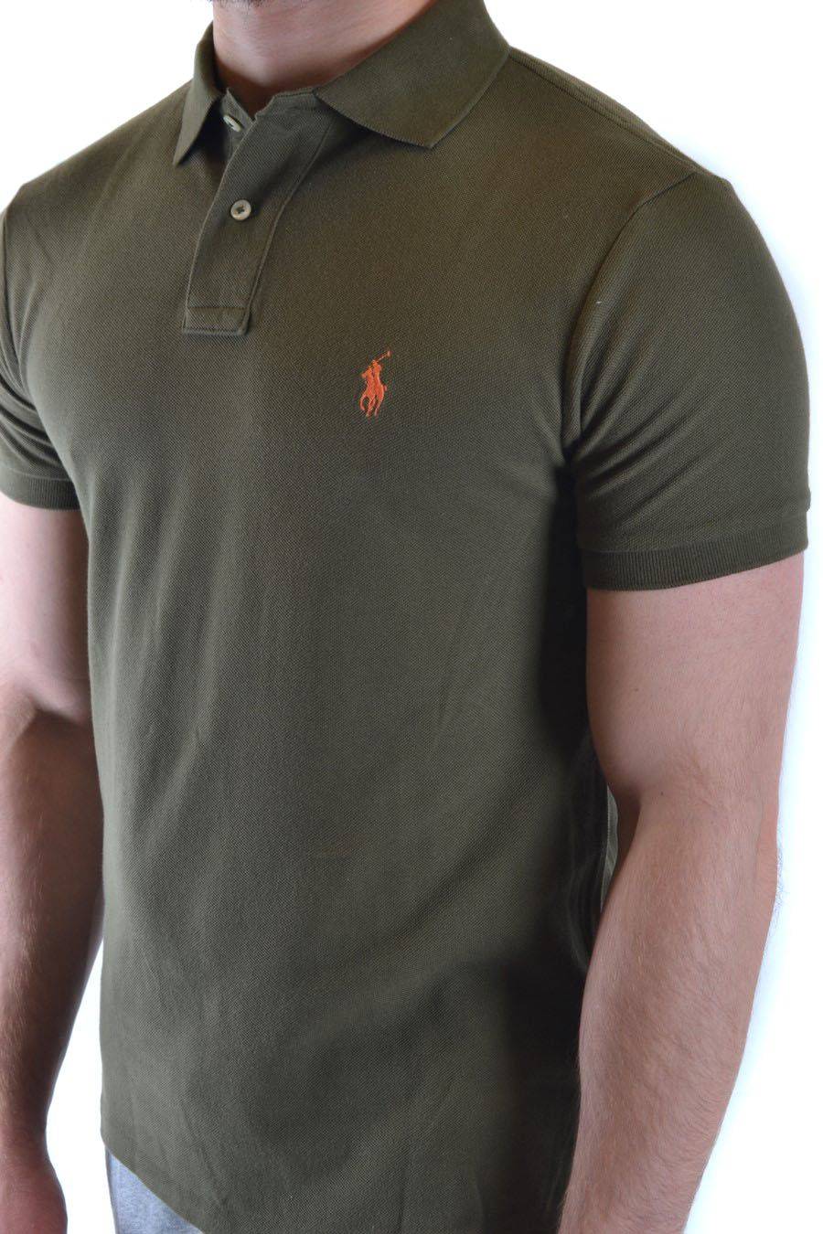POLO RALPH LAUREN  Polo Verde in Cotone POLO Ralph Lauren da Uomo Affare Del Giorno